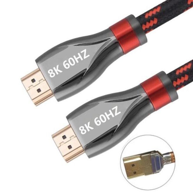 8K Ultra yuqori tezlikdagi HDMI kabeli 48G