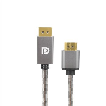 Zanglamaydigan po'latdan yasalgan DP 1.1V erkakdan HDMI ayolga 1.4V adapter